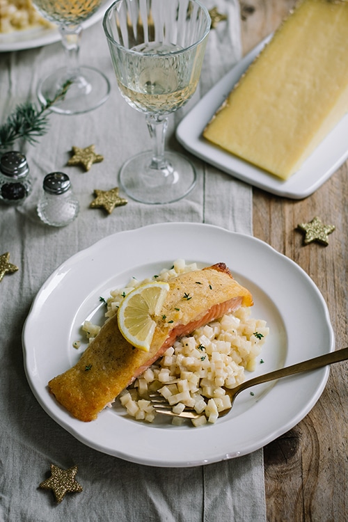 Saumon en croûte de Cantal