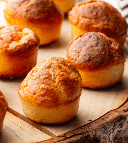 Mini-muffins au Saint-Nectaire