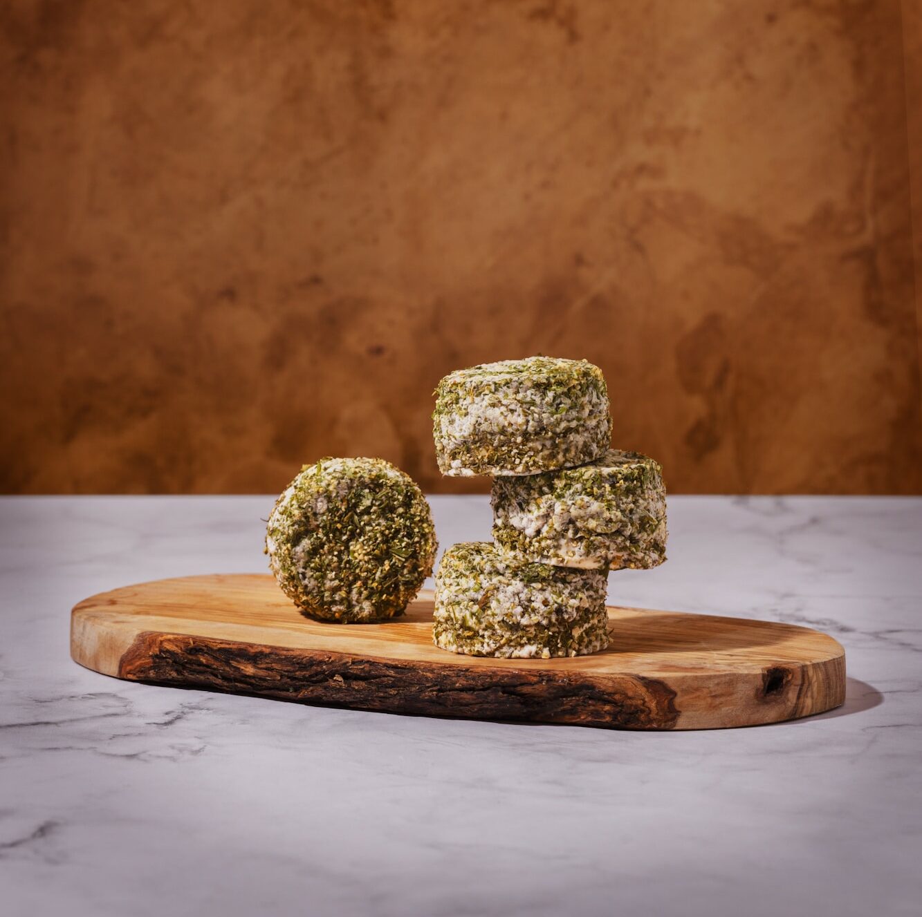 Crottin de chèvre Ail et Fines Herbes