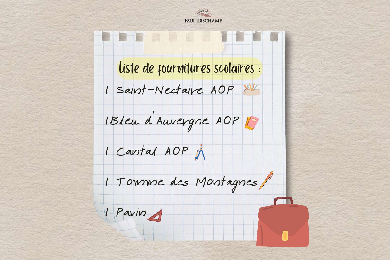 ✏️Top 5 des fromages d’Auvergne à découvrir pour la rentrée !